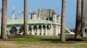 Love the Lion's Gate Bridge the links where we are to Historic St. Augustine