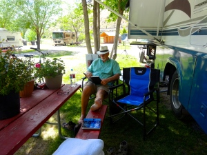 New chairs for the motor home